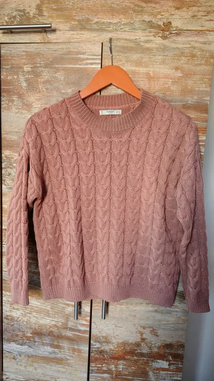 Suéter de punto rosa Mango Basics - 1