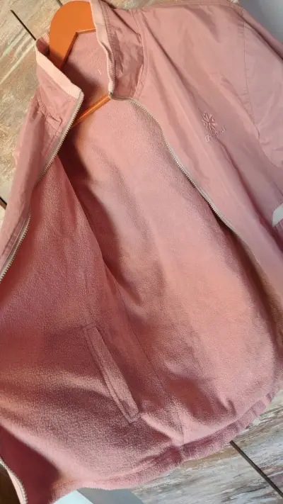 Chaqueta rosa para mujer con forro polar - miniatura 4