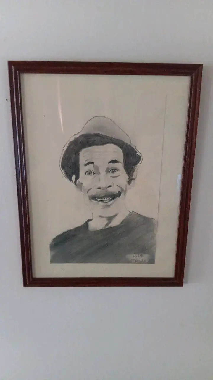 Retrato enmarcado de personaje famoso - 2