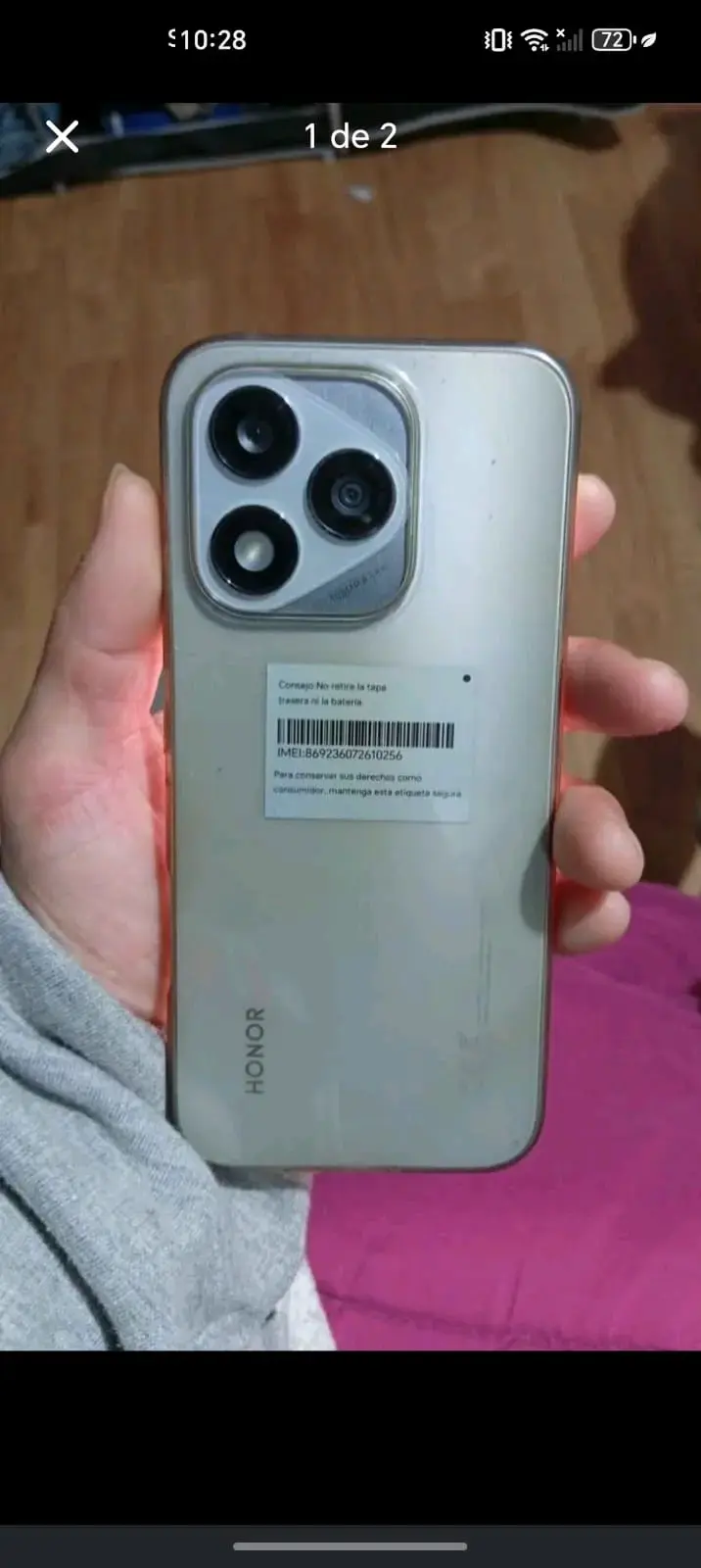 Smartphone Honor con triple cámara trasera - 1