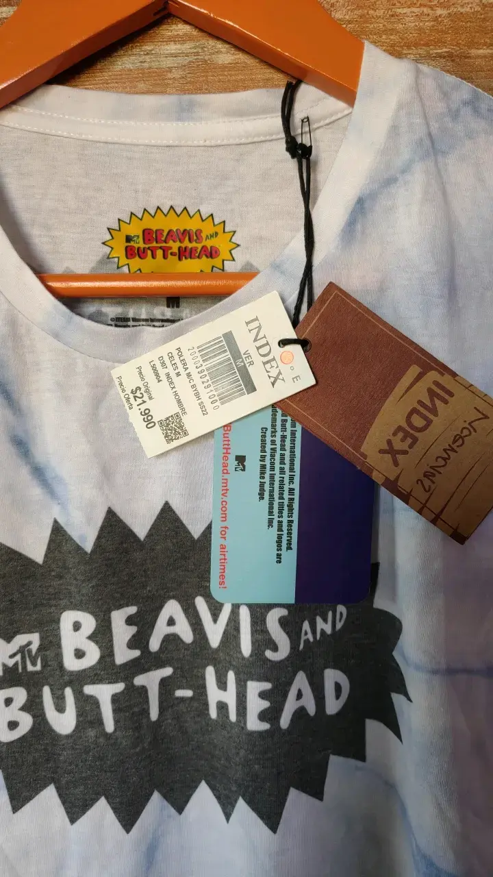 Polera Beavis and Butt-Head tie-dye - 3