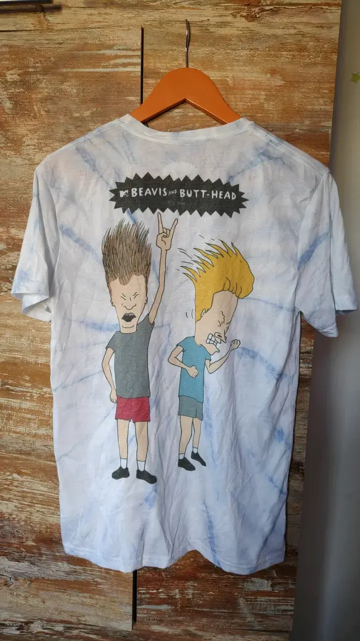 Polera Beavis and Butt-Head tie-dye - 4