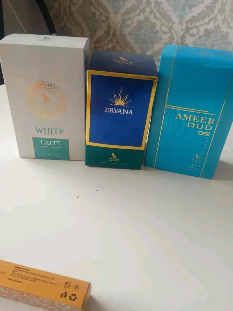 Set de Perfumes Maison Alhambra Ervana, White Latte y Ameer Oud