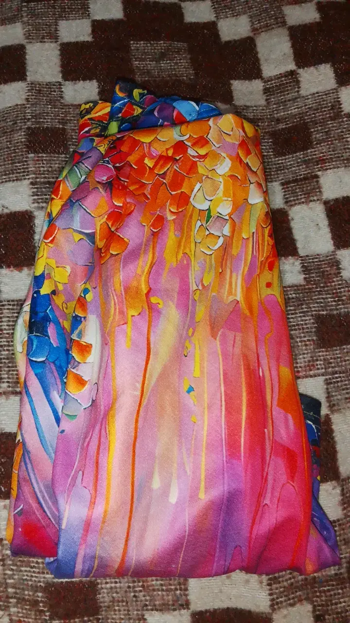 Chaqueta multicolor estampado Shein talla L - 4