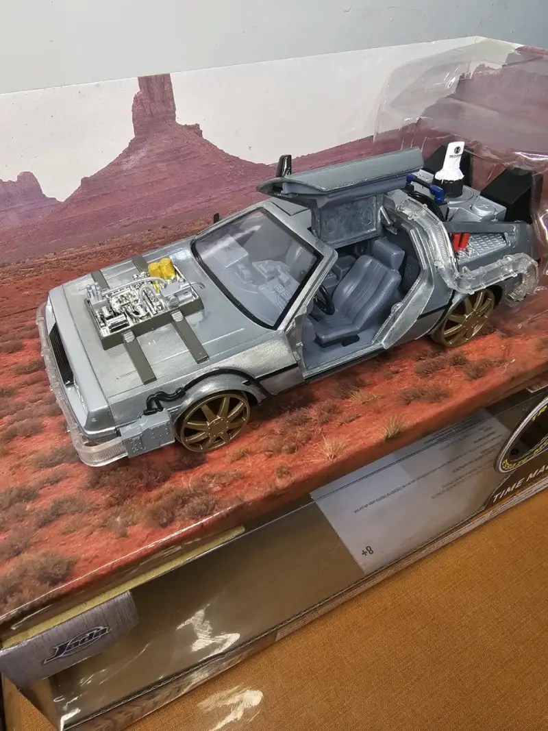 Réplica DeLorean Back to the Future con luces - 6