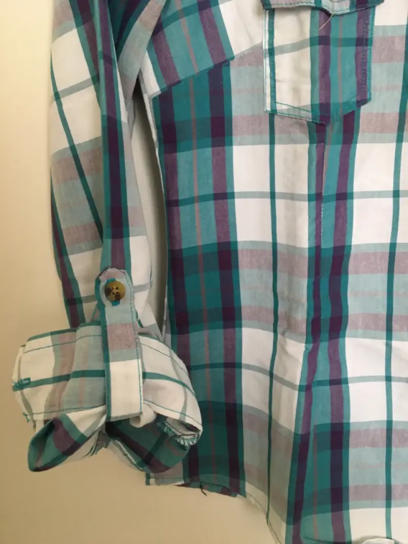 Camisa a cuadros para mujer Wados talla S - 3