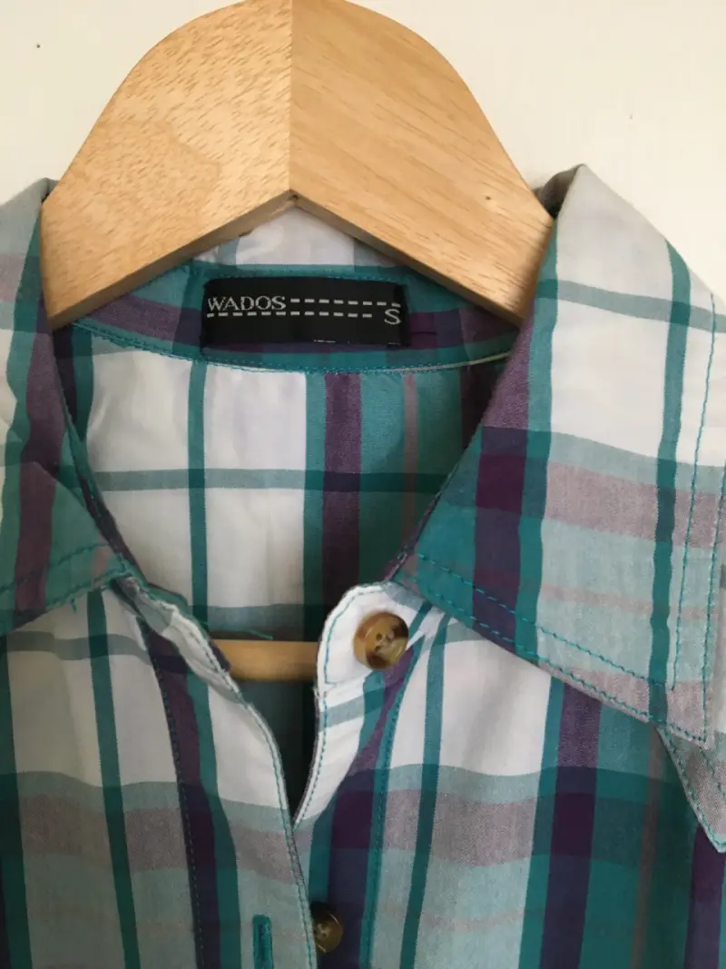 Camisa a cuadros para mujer Wados talla S - 4