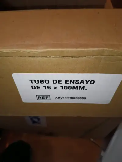 Tubos de ensayo de vidrio 16x100mm - miniatura 1