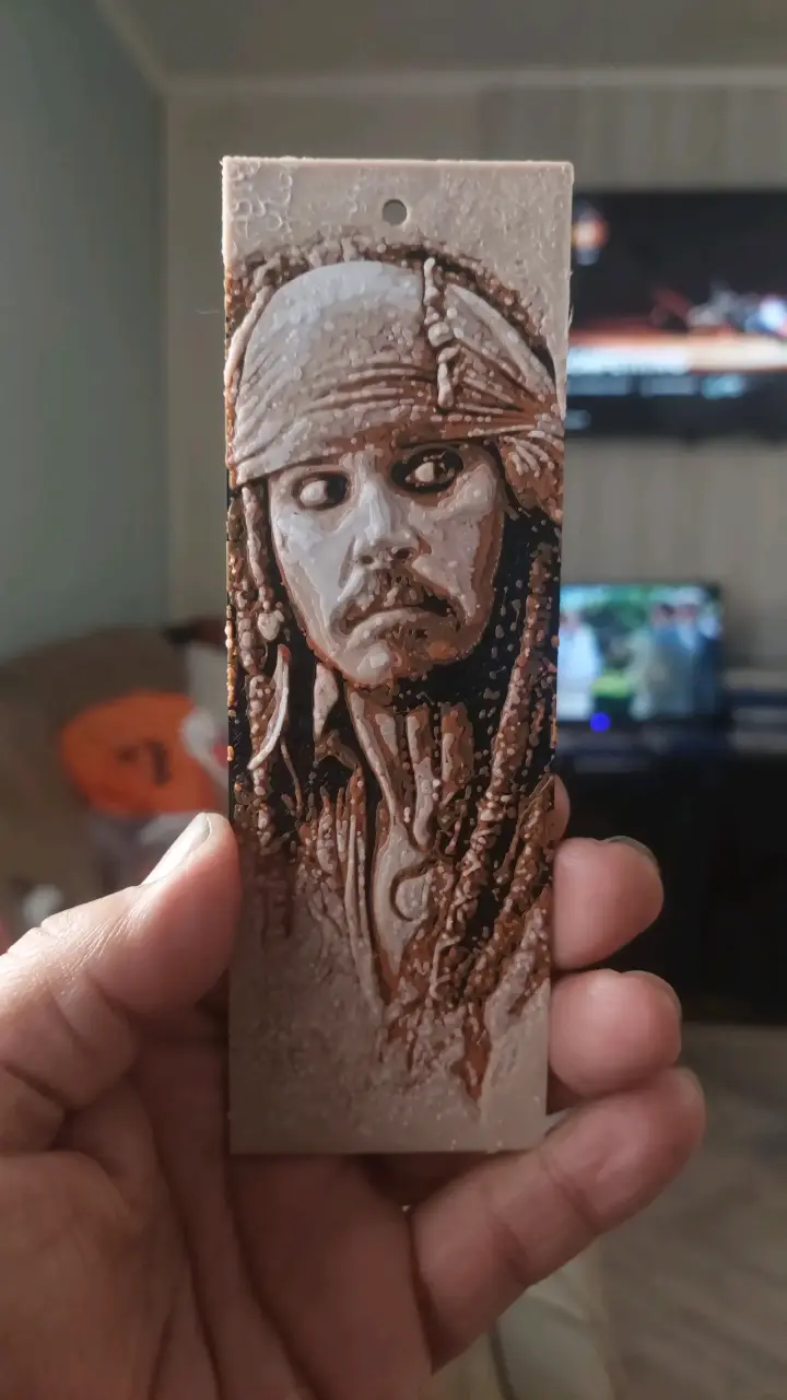 Marca página con diseño de pirata