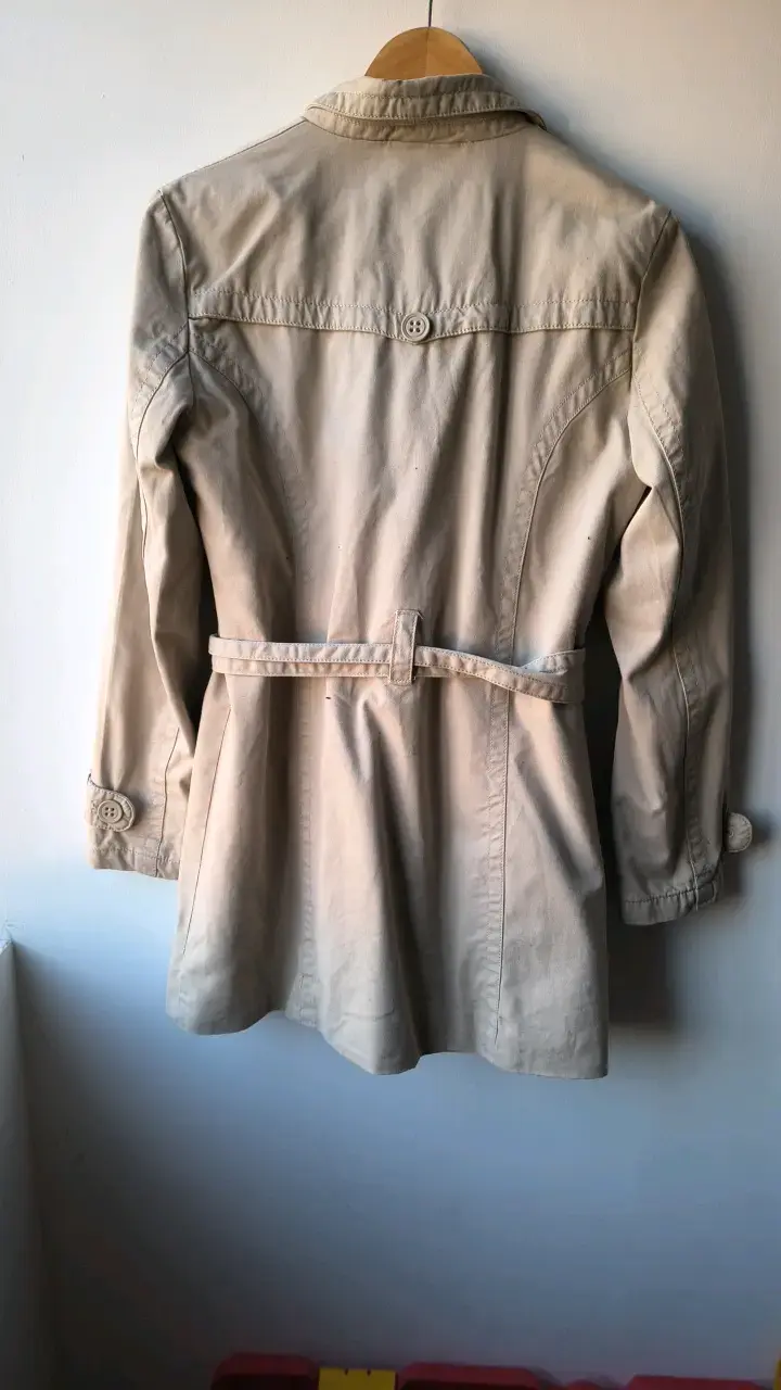 Abrigo beige mujer con cinturón LC Waikiki - 2