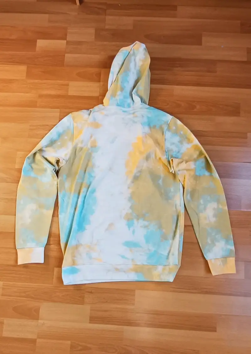 Polerón con capucha tie-dye Adidas multicolor - 3