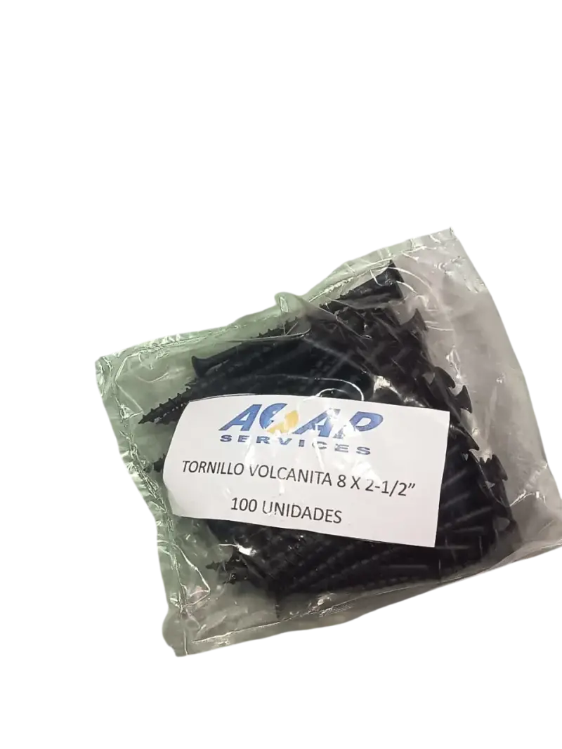 Pack 8 Bolsas Tornillos Madera 8x2 1/2" - 2