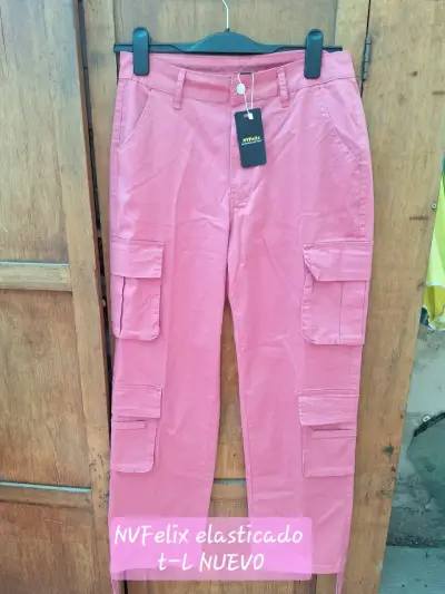 Pantalones cargo NVFelix talla L Nuevos - miniatura 1
