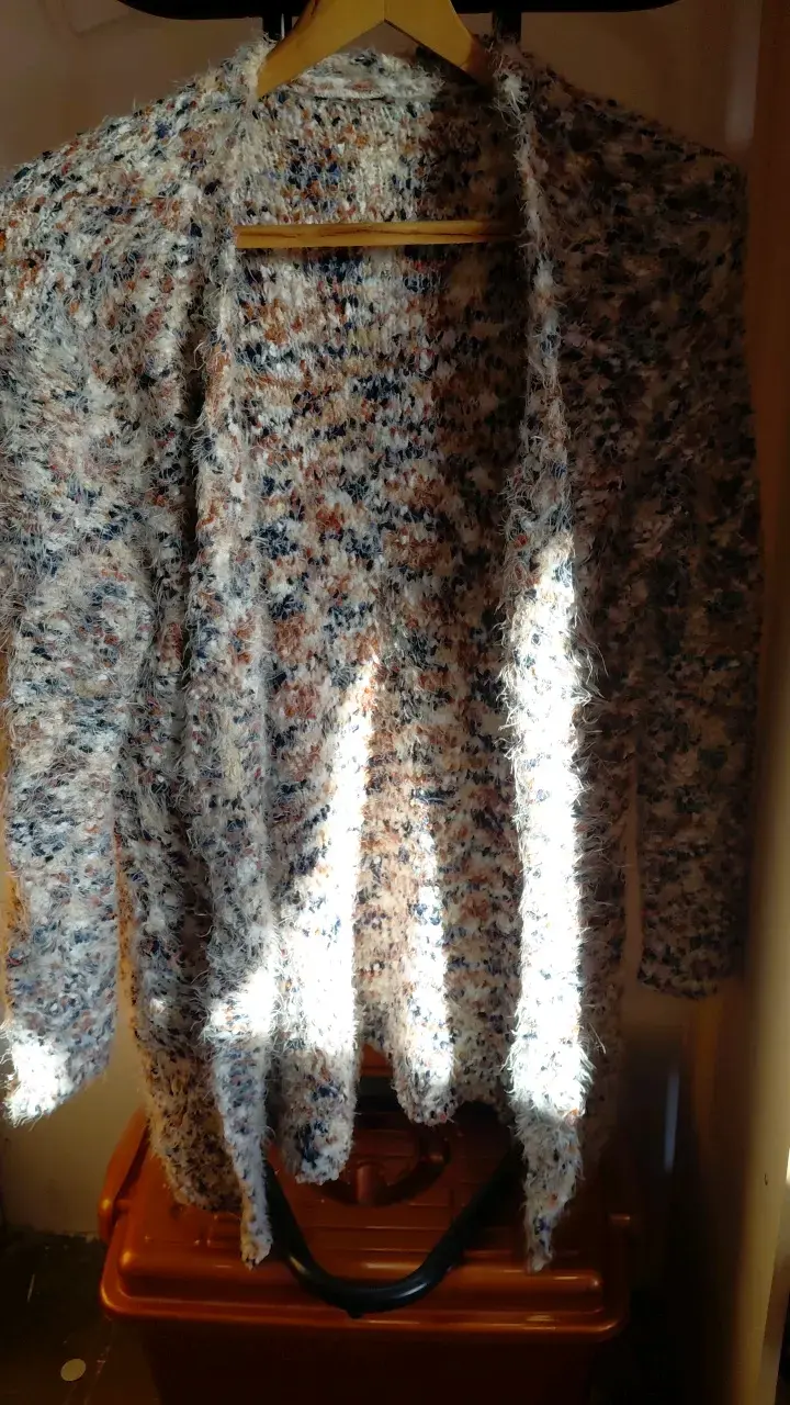 Cardigan de lana multicolor para mujer - 3