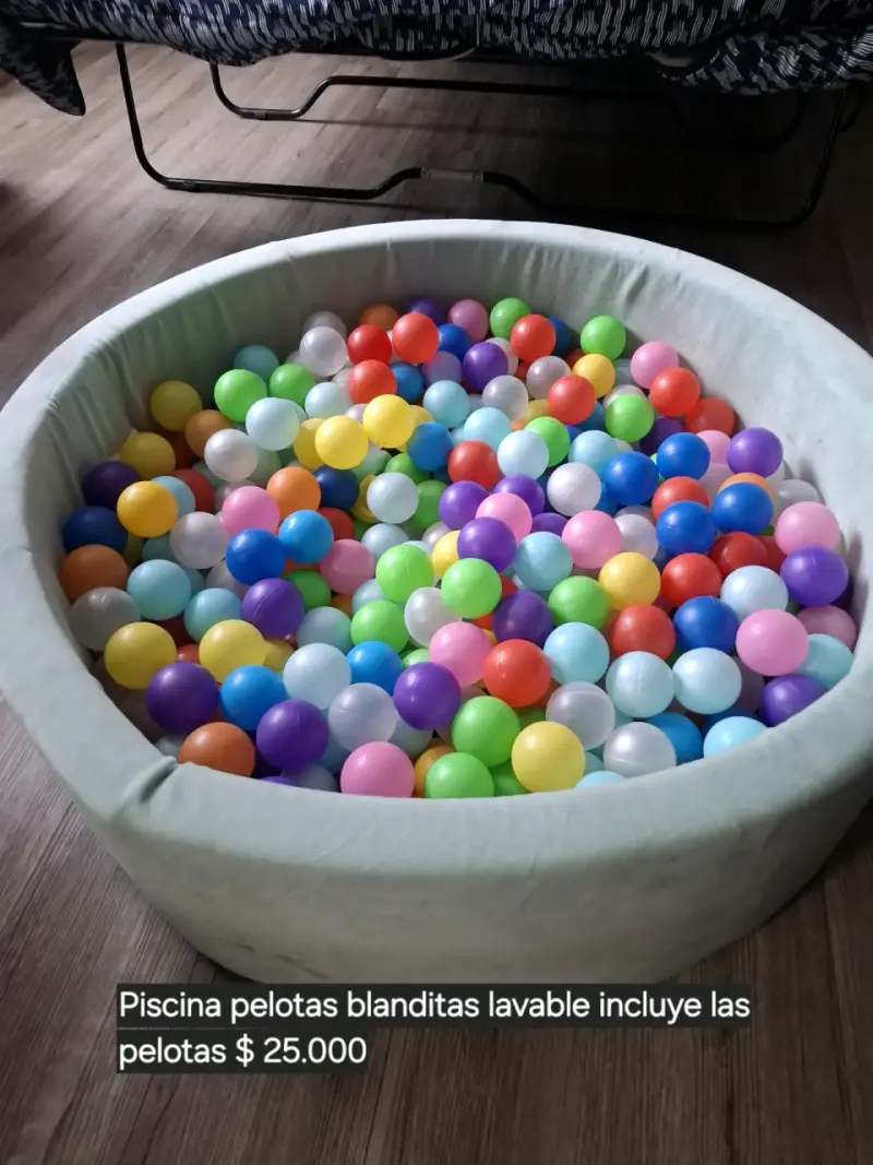 Piscina de pelotas blanditas de plush lavable