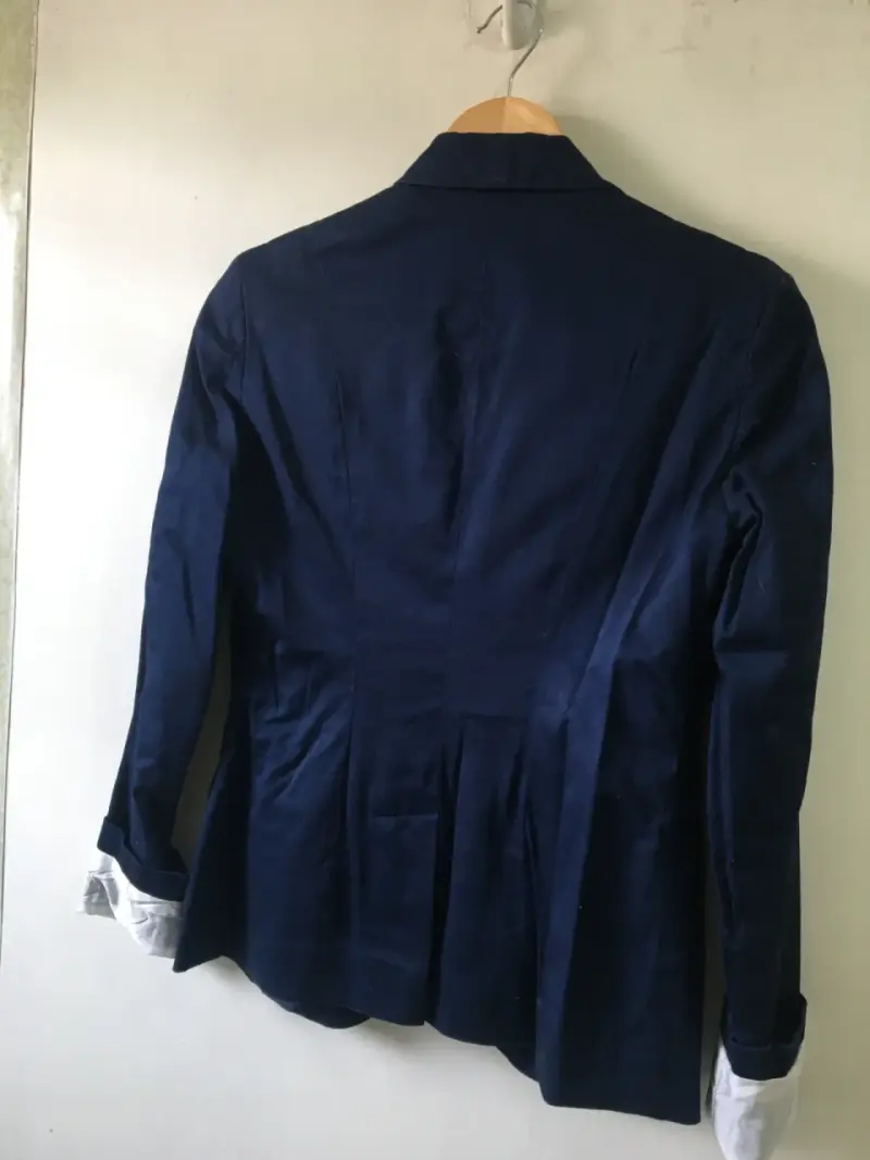 Blazer azul marino para mujer Basement Basic - 3