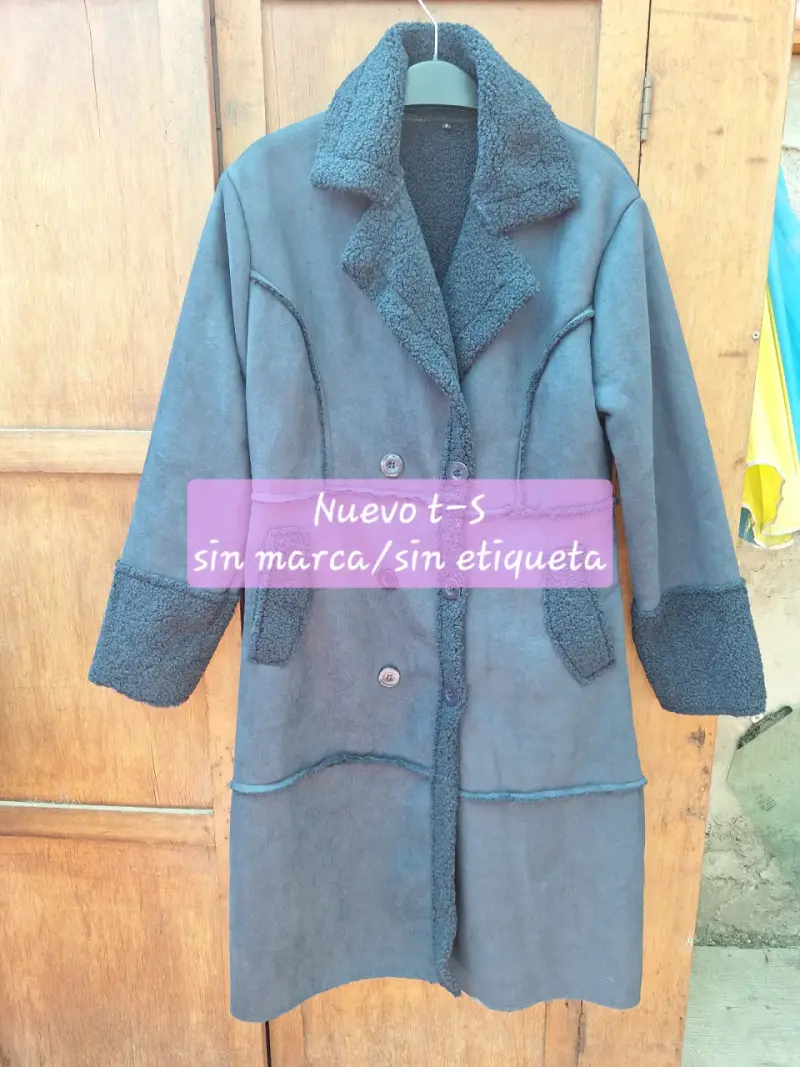 Abrigo de mujer azul nuevo talla S