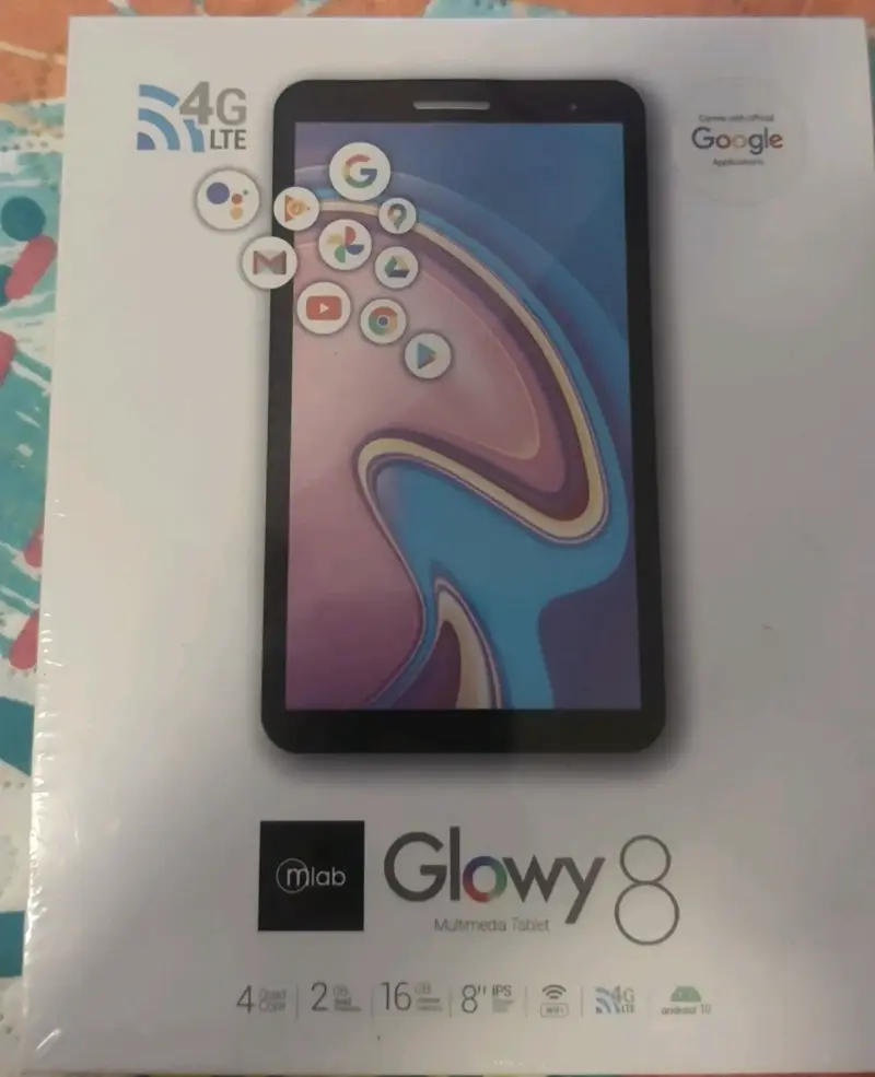 Tablet Mlab Glowy 8 con 4G LTE y Android - 1