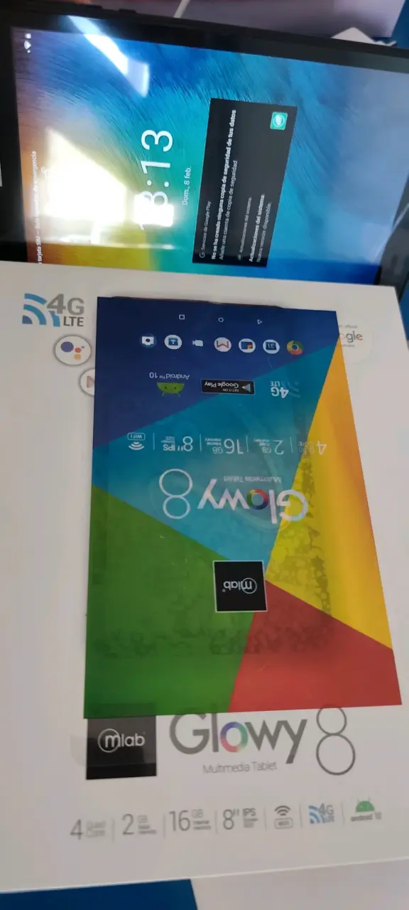 Tablet Mlab Glowy 8 con 4G LTE y Android - 5
