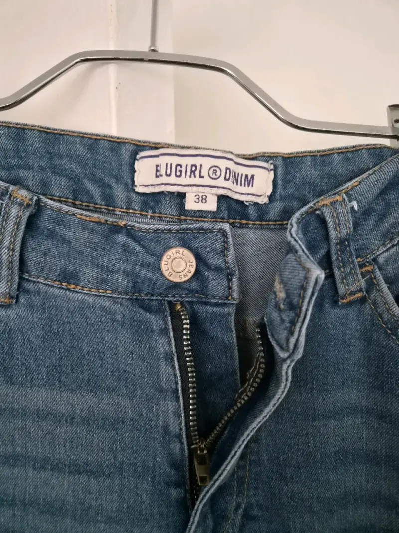Jeans de mezclilla azul Denim talla 38 - 3