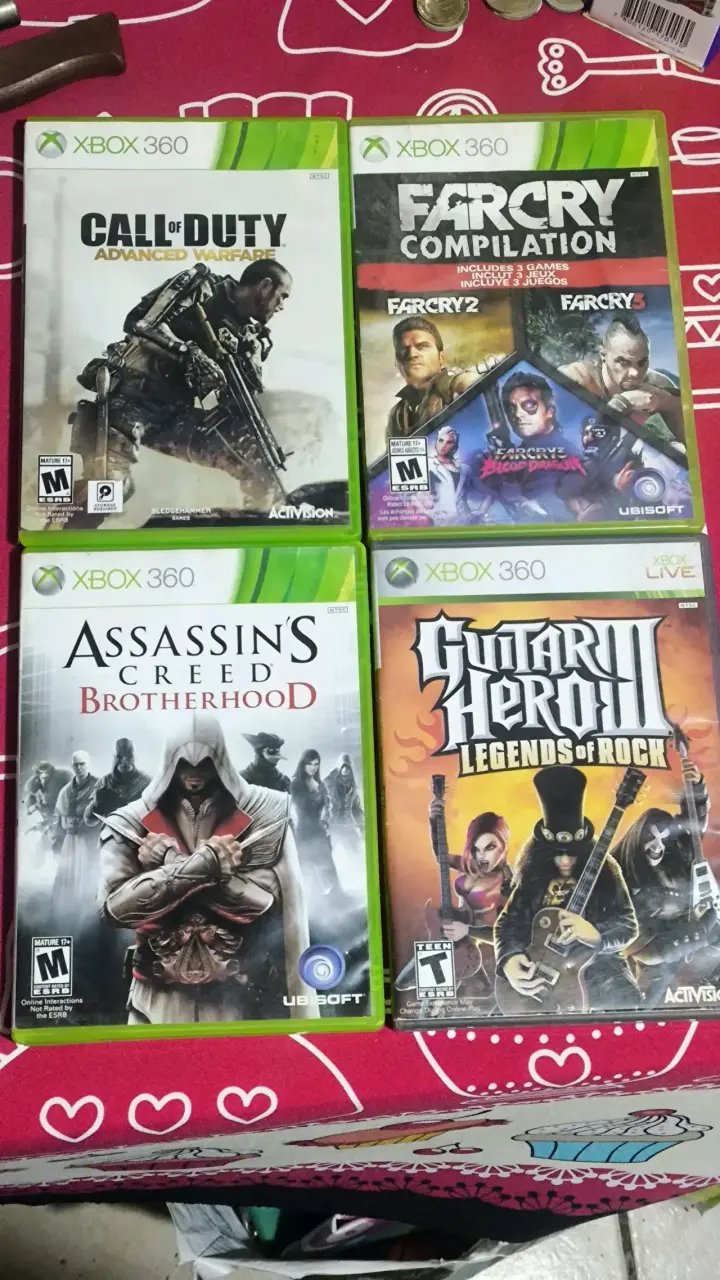 Lote de juegos CON DETALLES PARA PULIR XBOX 360
