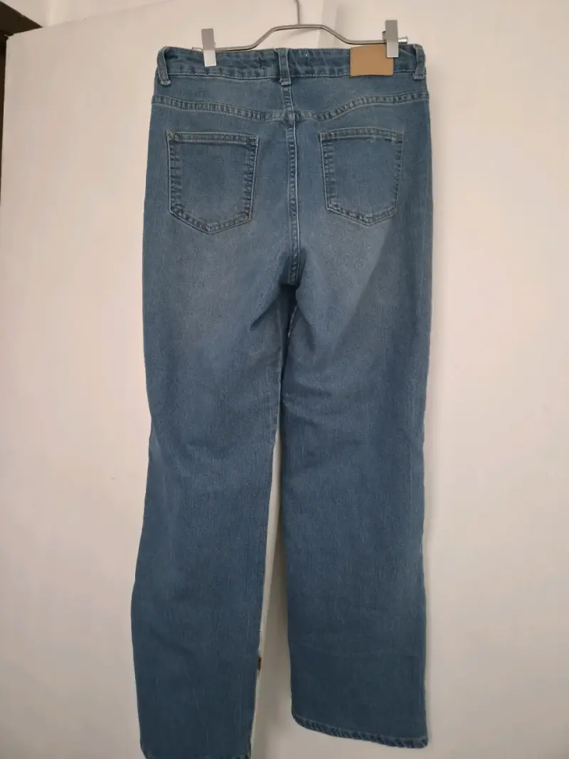Jeans de mezclilla azul Denim talla 38 - 4