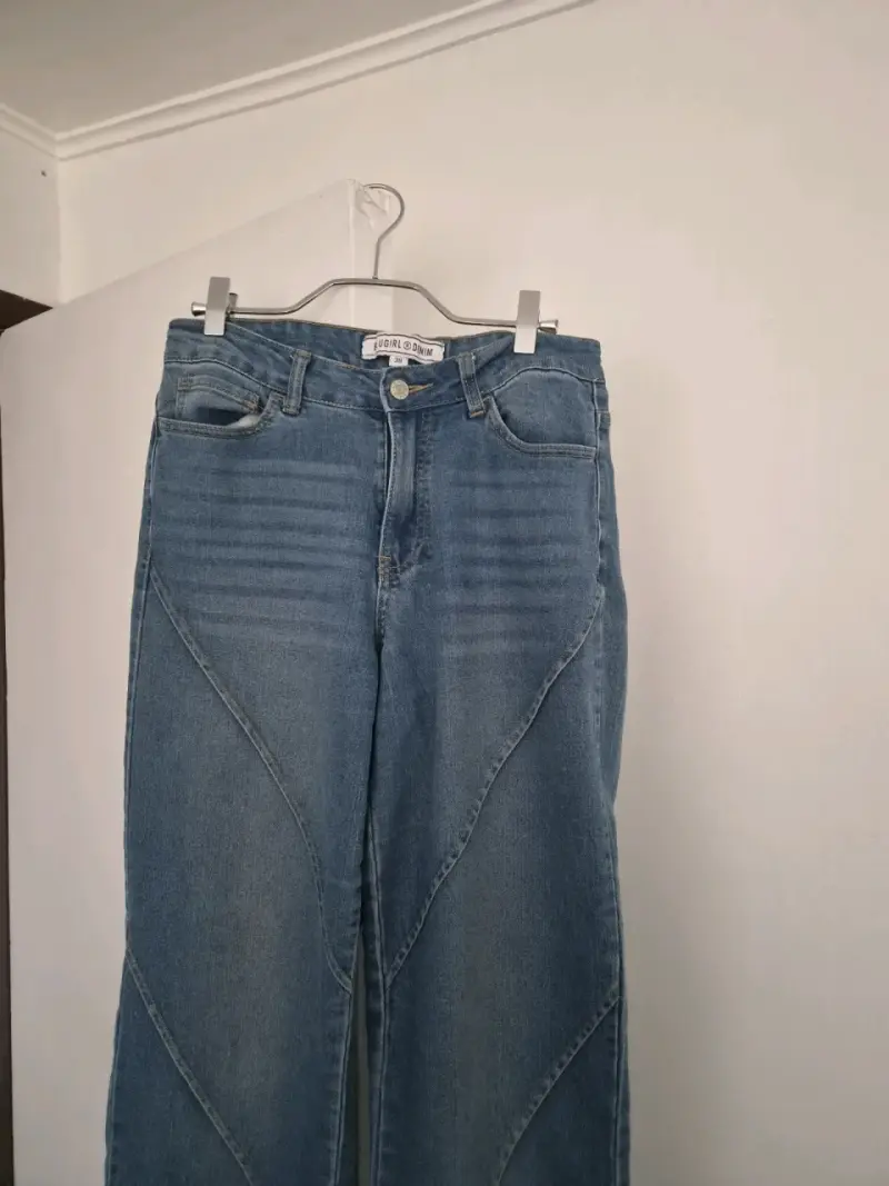Jeans de mezclilla azul Denim talla 38 - 6