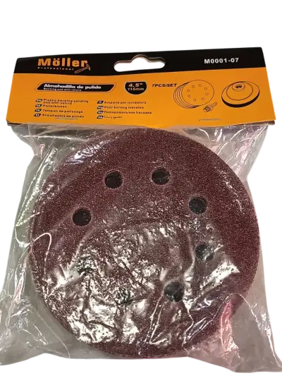 Kit Disco Pulidor 4.5" con Adaptador Taladro - miniatura 4