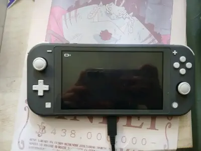 Consola Nintendo Switch Lite gris en buen estado - miniatura 2