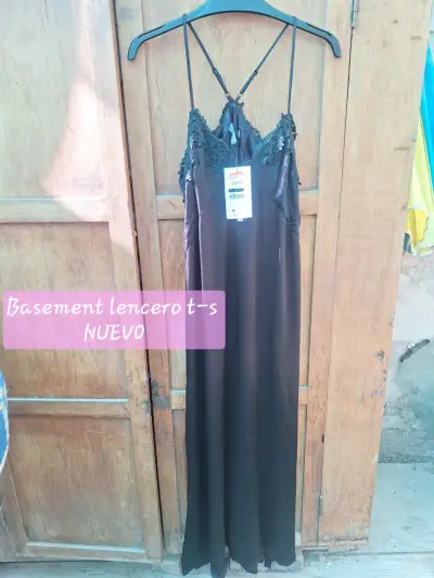 Vestido lencero Basement Nuevo talla S - miniatura 1
