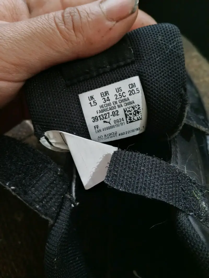 Zapatillas deportivas negras para niño Puma - 3