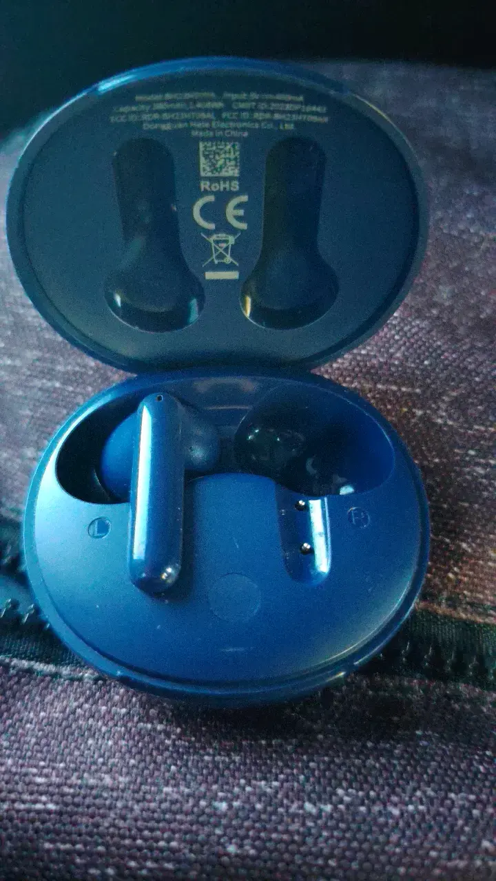 Audífonos inalámbricos Bluetooth azul