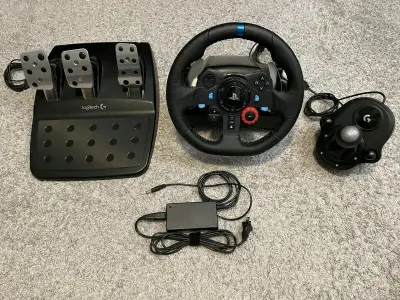 Volante y Pedales Logitech G29 con Palanca - miniatura 1