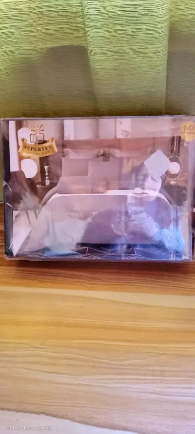 Cubrecama y sabanas de 2 plazas y paños de cocina - miniatura 3