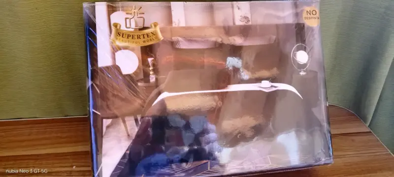 Cubrecama y sabanas de 2 plazas y paños de cocina - 4