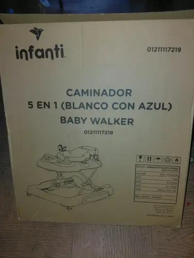 Caminador para bebé Infanti 5 en 1 multicolor - miniatura 3