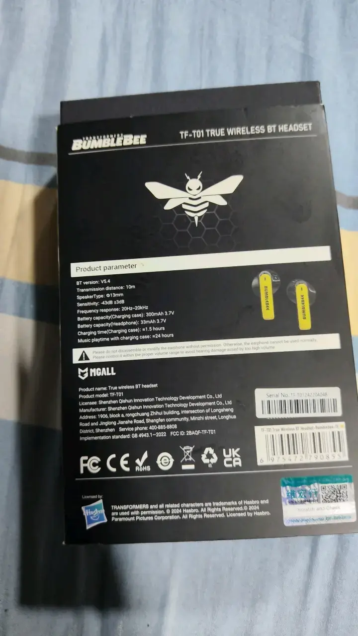 Auriculares inalámbricos Bumblebee TF-T01 - 3