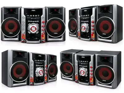 Sistema de sonido Aiwa con 3 discos y USB - miniatura 2