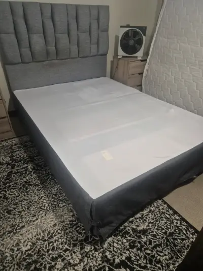 Base Cama matrimonial & Faldon - miniatura 1