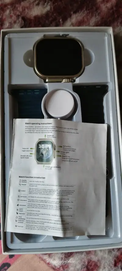 Smartwatch con correas intercambiables y cargador - miniatura 2