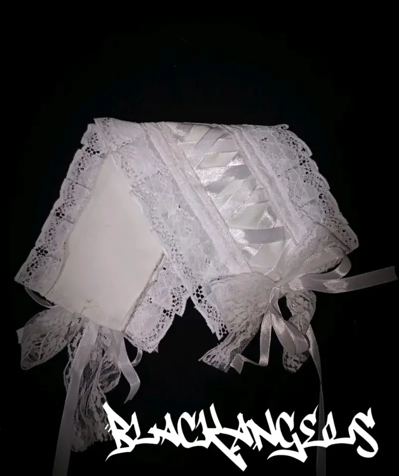 Headdress y Choker de Encaje Black Angels - 3