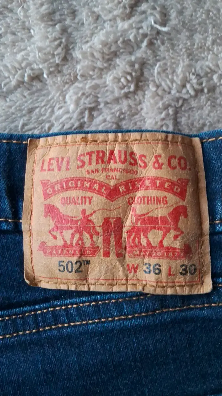 Jeans Levi's 502 Azul Talla 36/30 - 2