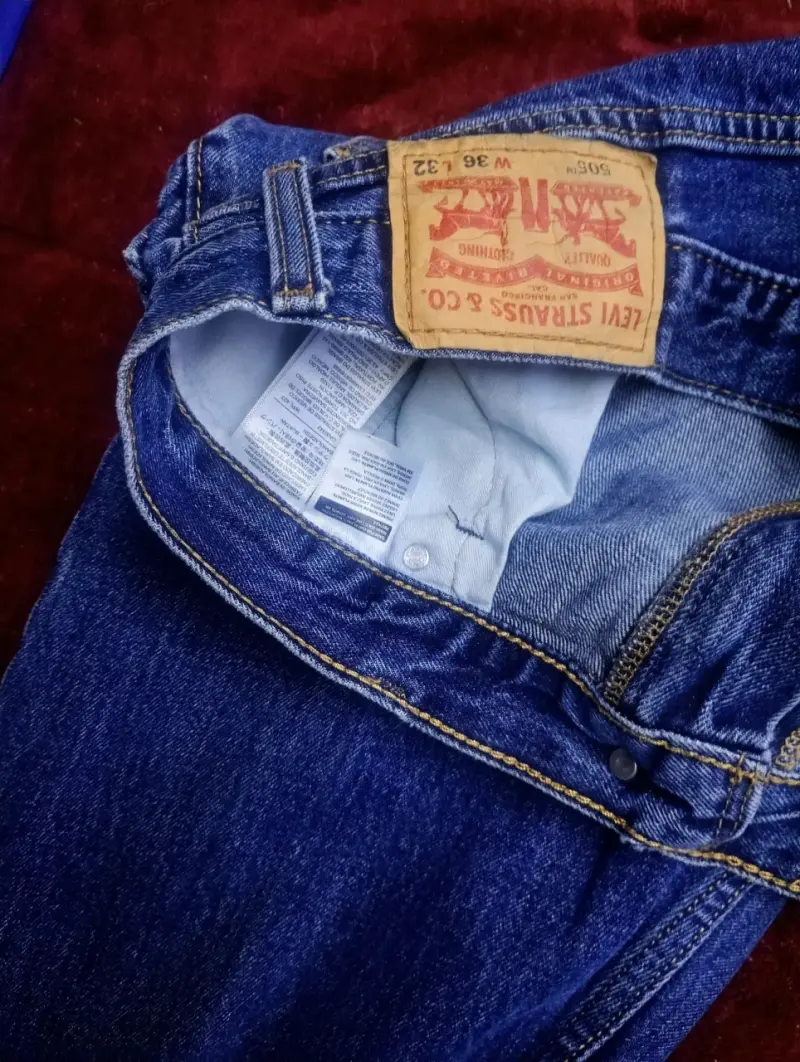 Jeans Levi's clásicos azul denim - 4