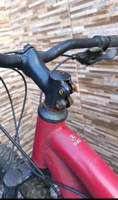 Bicicleta de montaña Alpinextrem roja - miniatura 4