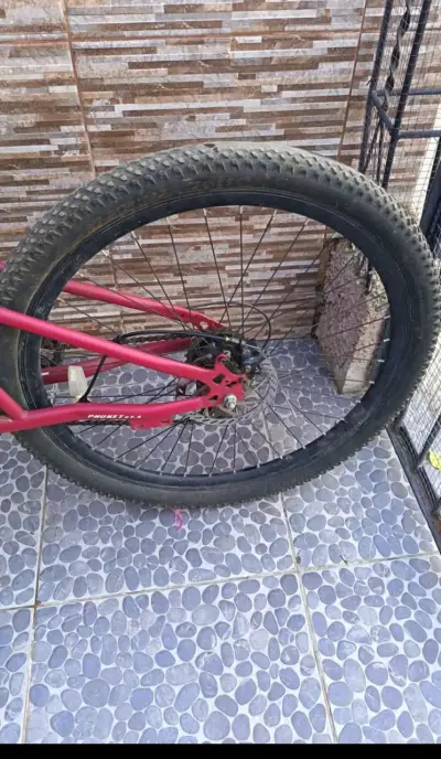 Bicicleta de montaña Alpinextrem roja - miniatura 6