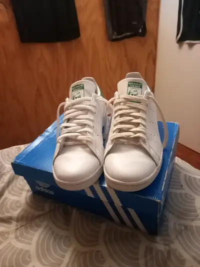 Zapatillas blancas Adidas Stan Smith para hombre - miniatura 1
