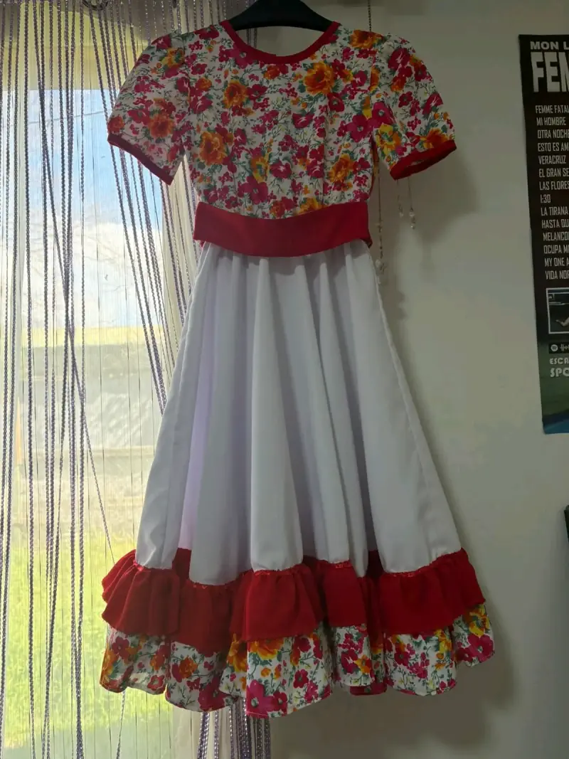 Vestido De Huasa Talla 6 a 10