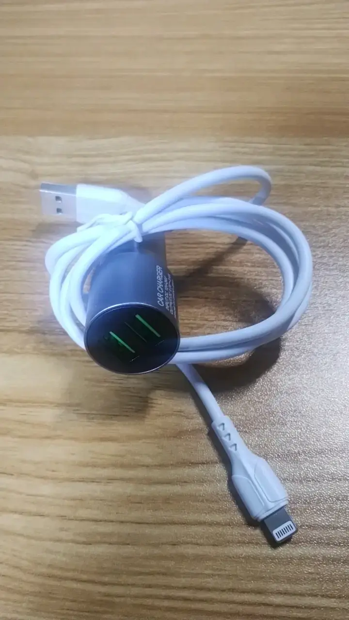 Cargador de Auto( rápida) Cable iphone - 1