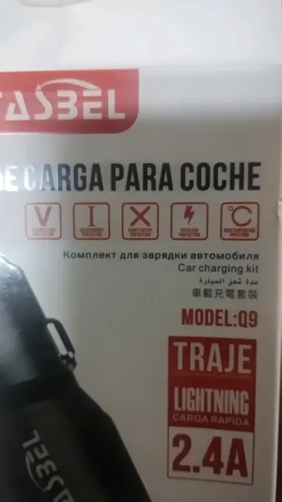 Cargador de Auto( rápida)  Cable iphone - miniatura 3