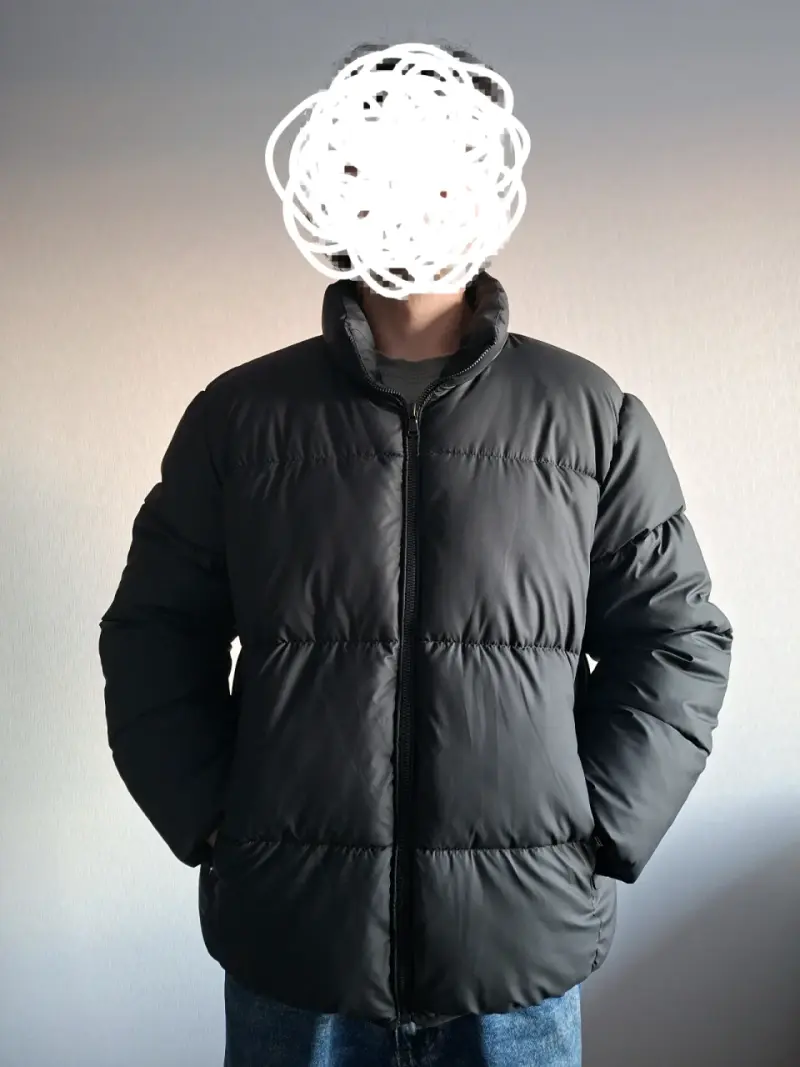 Chaqueta acolchada negra para hombre - 2